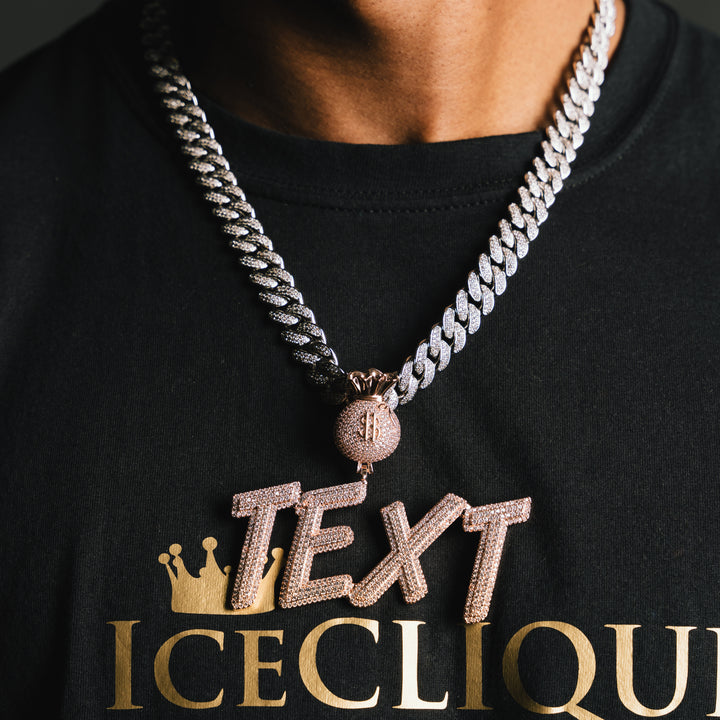Custom Moneybag Letter Pendant - ICECLIQUE JEWELRY