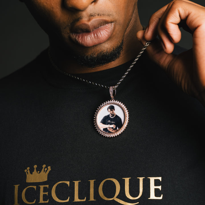 Sun Ray Custom Photo Pendant - ICECLIQUE JEWELRY