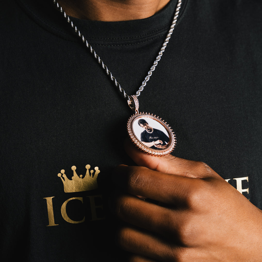 Sun Ray Custom Photo Pendant - ICECLIQUE JEWELRY