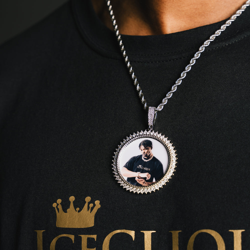 Sun Ray Custom Photo Pendant - ICECLIQUE JEWELRY