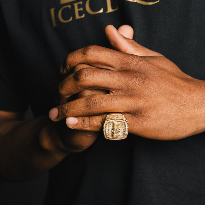 Custom Letter Ring - ICECLIQUE JEWELRY