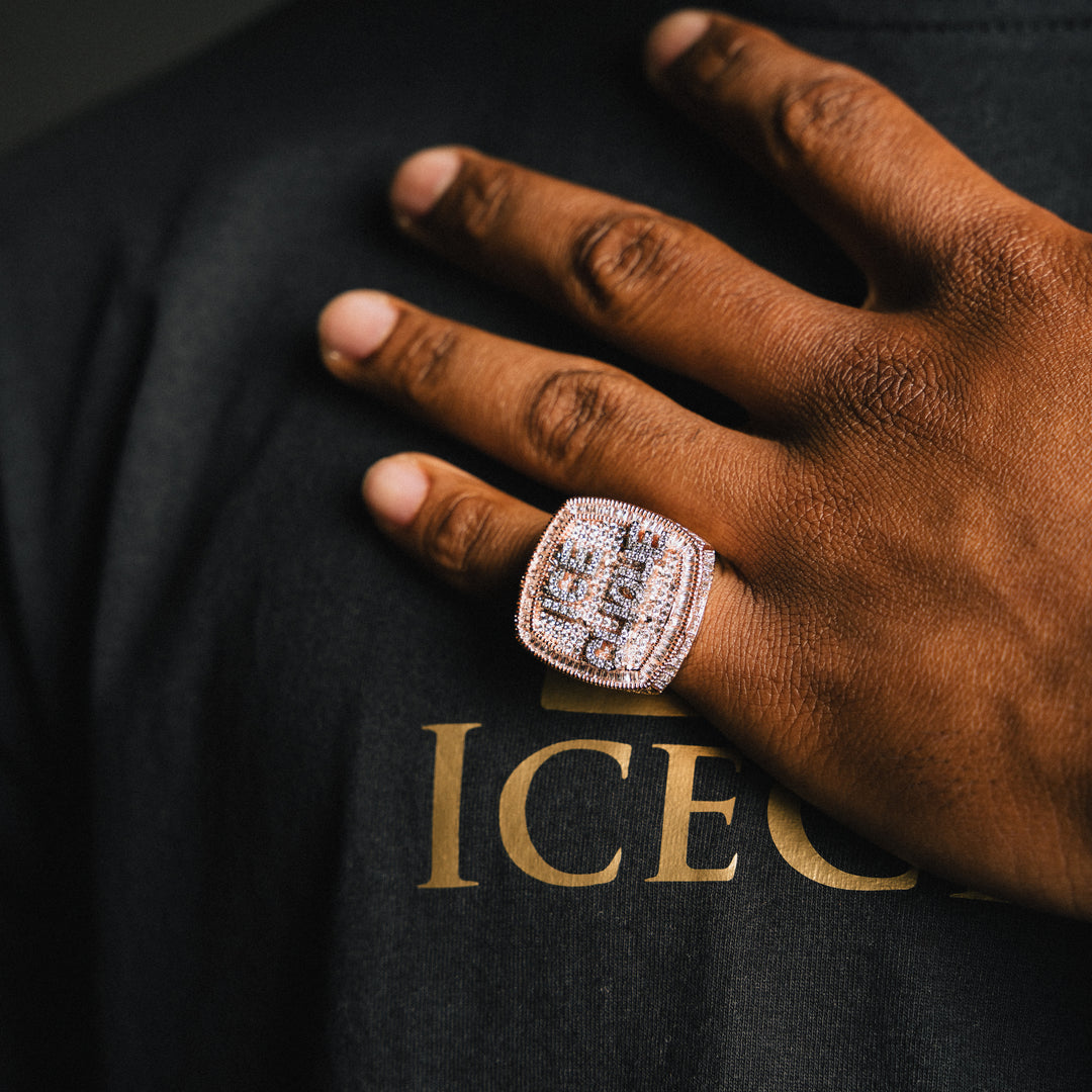 Custom Letter Ring - ICECLIQUE JEWELRY