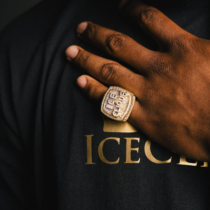 Custom Letter Ring - ICECLIQUE JEWELRY