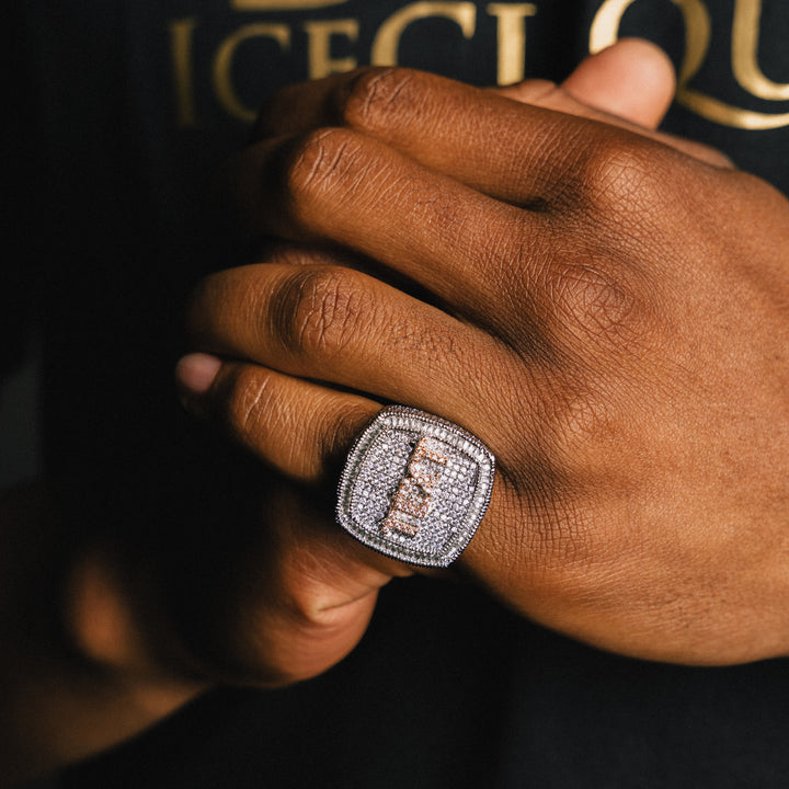 Custom Letter Ring - ICECLIQUE JEWELRY