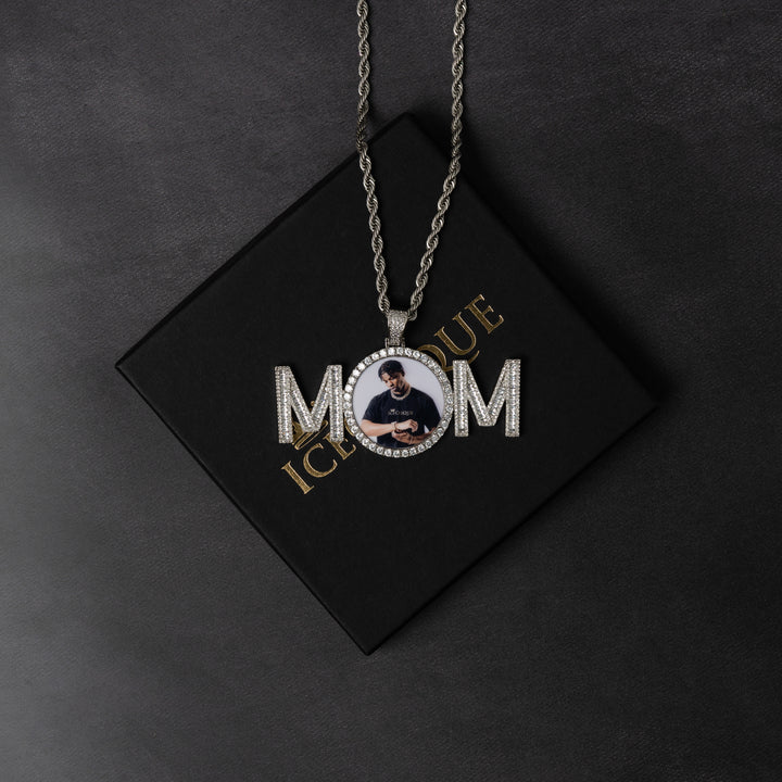 Mom Custom Photo Pendant - ICECLIQUE JEWELRY