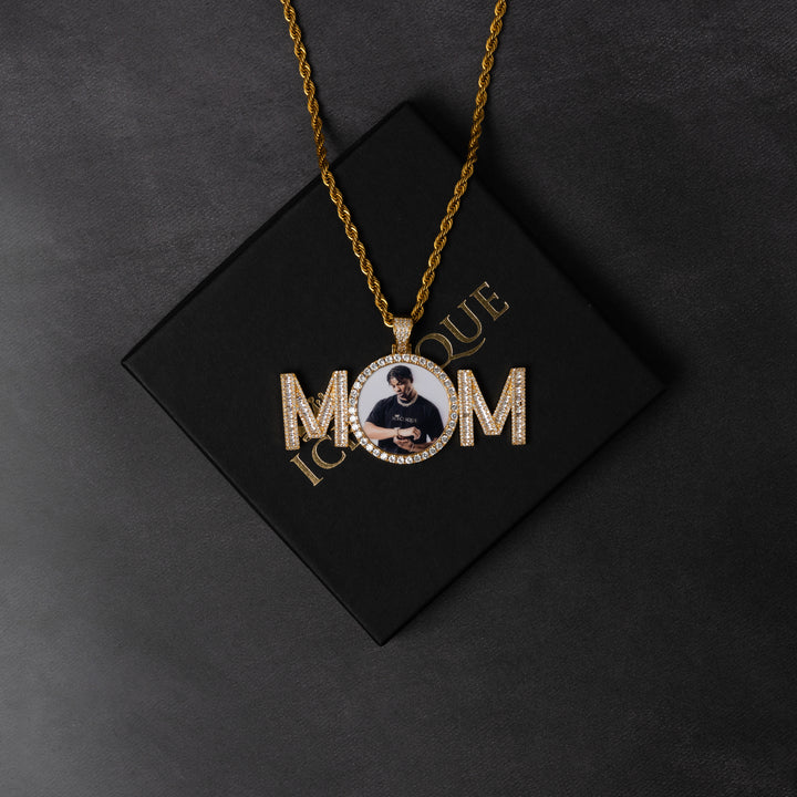 Mom Custom Photo Pendant - ICECLIQUE JEWELRY