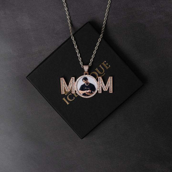 Mom Custom Photo Pendant - ICECLIQUE JEWELRY
