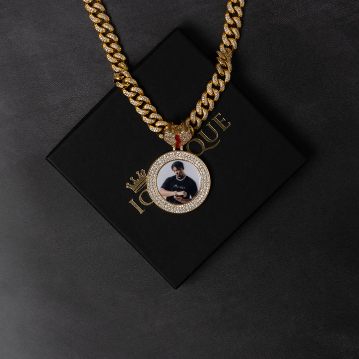 Broken Heart Custom Photo Pendant - ICECLIQUE JEWELRY