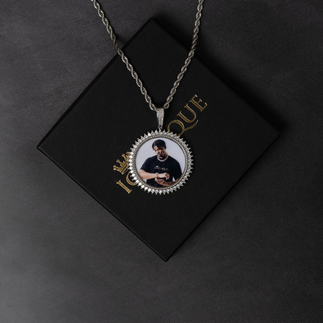 Sun Ray Custom Photo Pendant - ICECLIQUE JEWELRY