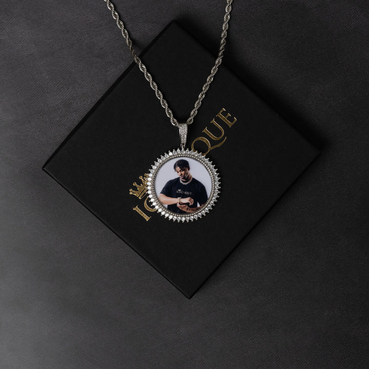 Sun Ray Custom Photo Pendant - ICECLIQUE JEWELRY