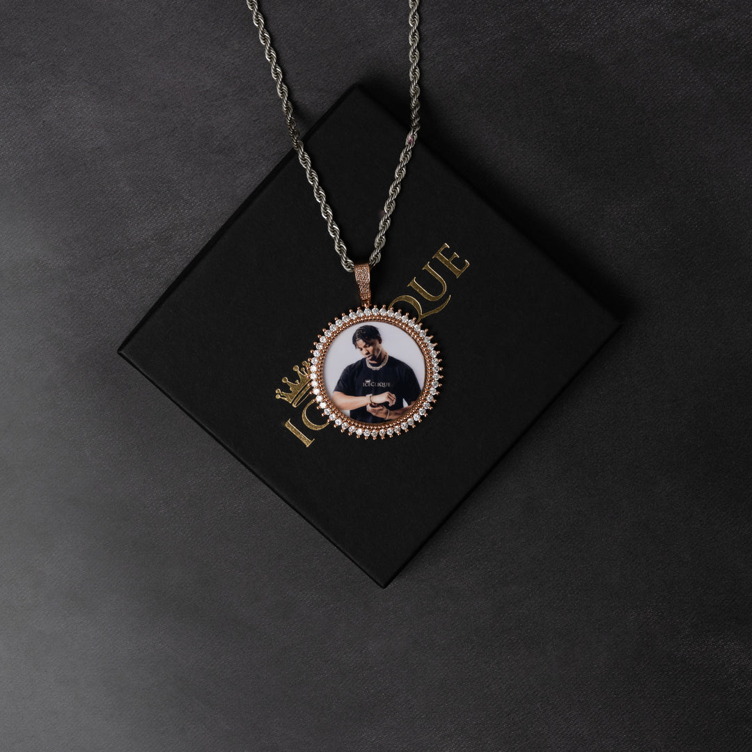 Sun Ray Custom Photo Pendant - ICECLIQUE JEWELRY