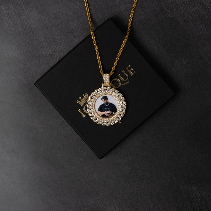 Flower Petal Custom Photo Pendant - ICECLIQUE JEWELRY