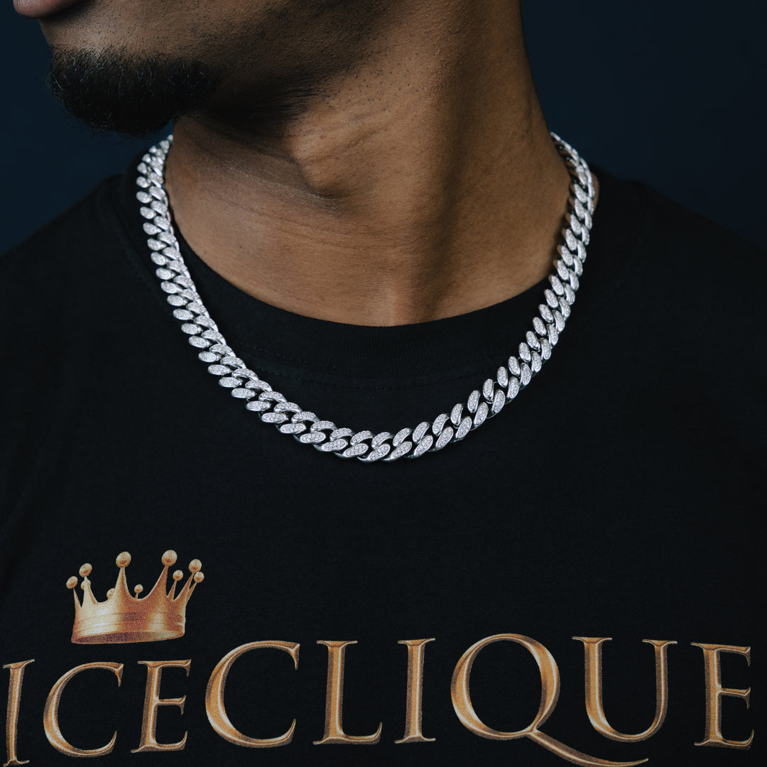 12MM Box Clasp Cuban Chain - ICECLIQUE JEWELRY