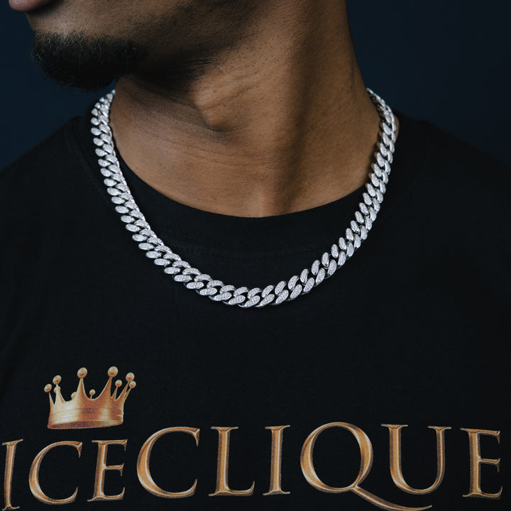 12MM Box Clasp Cuban Chain - ICECLIQUE JEWELRY