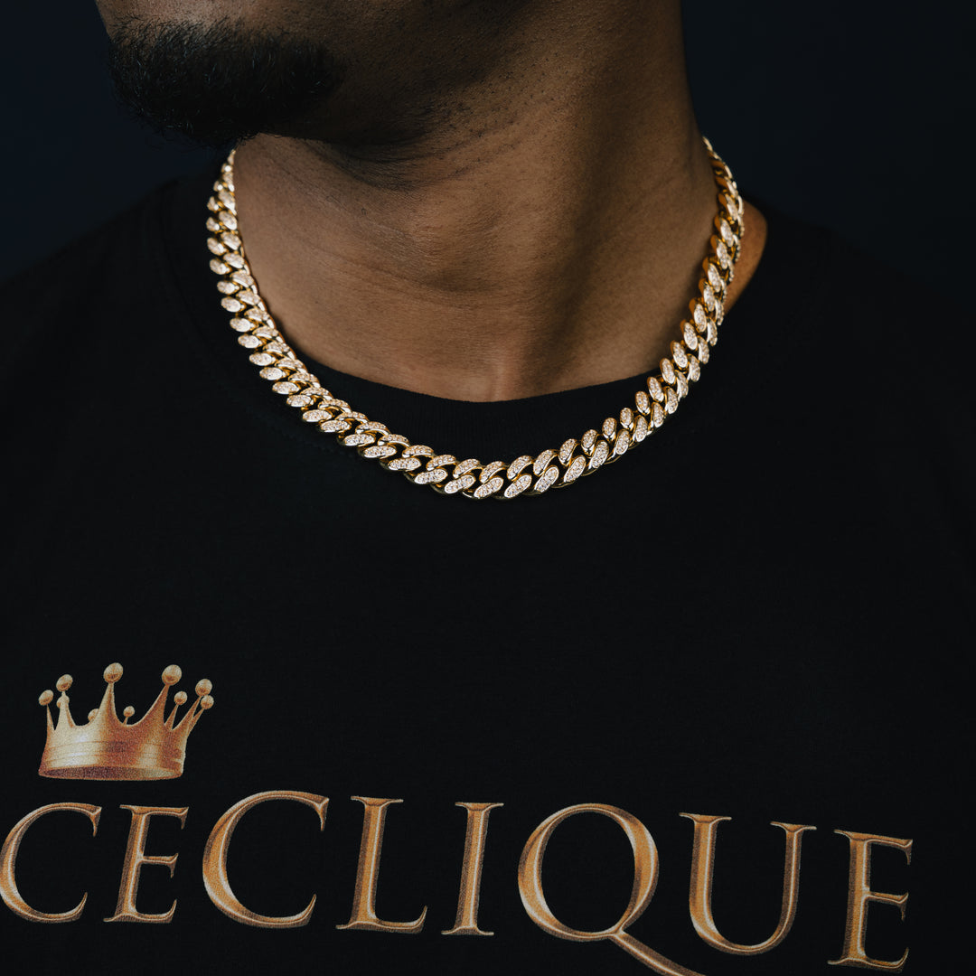 12MM Box Clasp Cuban Chain - ICECLIQUE JEWELRY