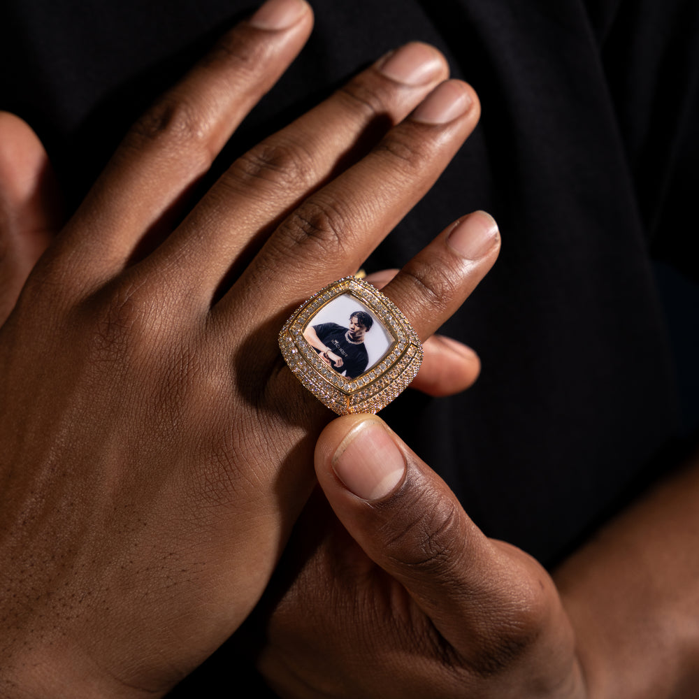 Custom Photo Ring - ICECLIQUE JEWELRY