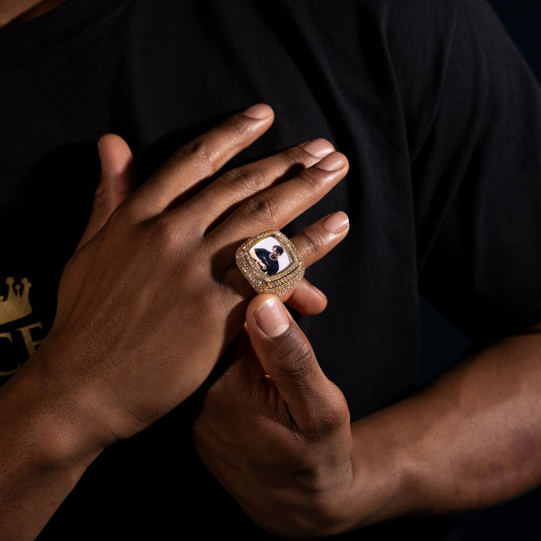 Custom Photo Ring - ICECLIQUE JEWELRY
