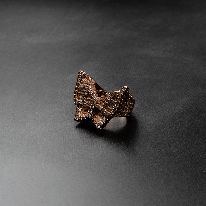 Iced Butterfly Ring - ICECLIQUE JEWELRY