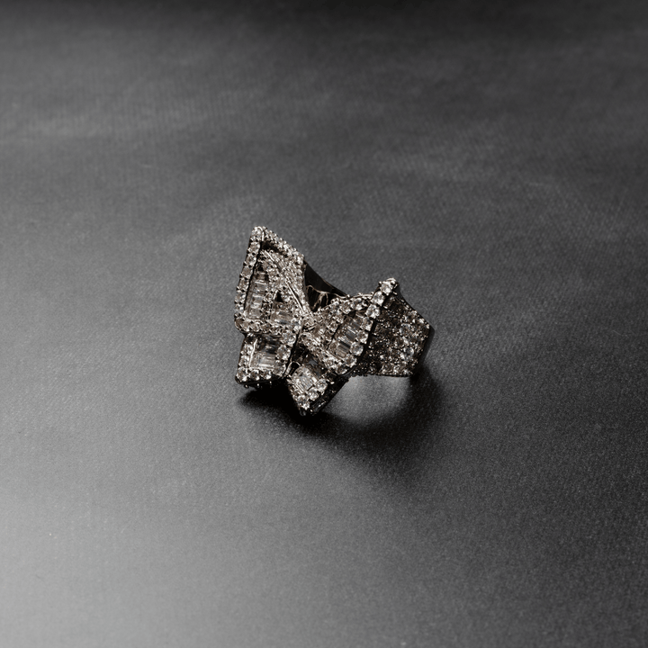 Iced Butterfly Ring - ICECLIQUE JEWELRY