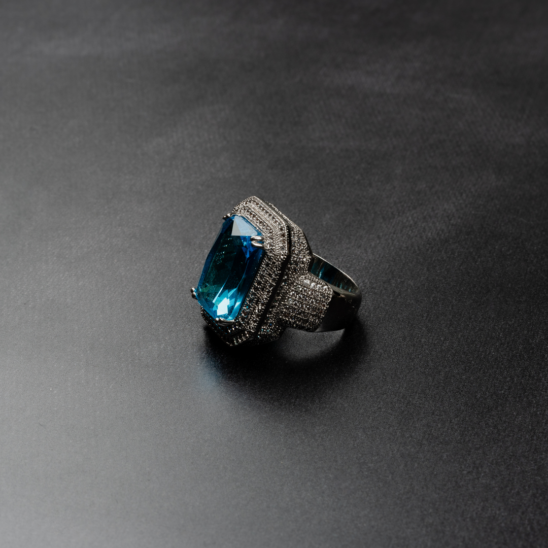 Iced Out Ruby Ring - ICECLIQUE JEWELRY