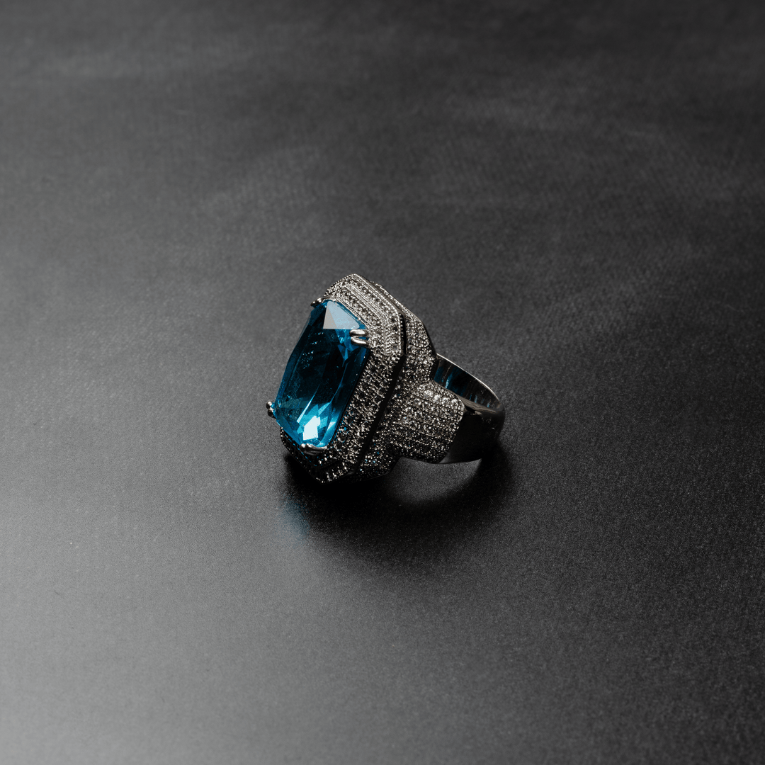 Iced Out Ruby Ring - ICECLIQUE JEWELRY