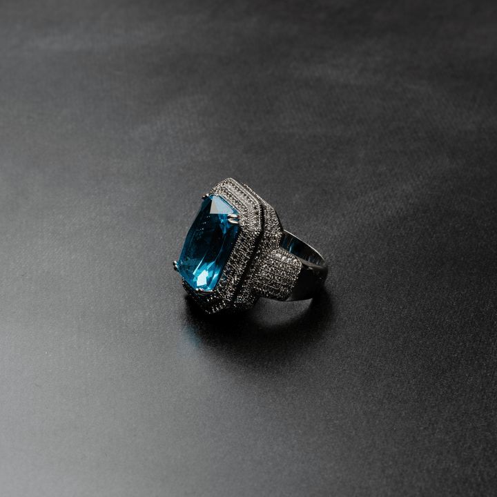 Iced Out Ruby Ring - ICECLIQUE JEWELRY