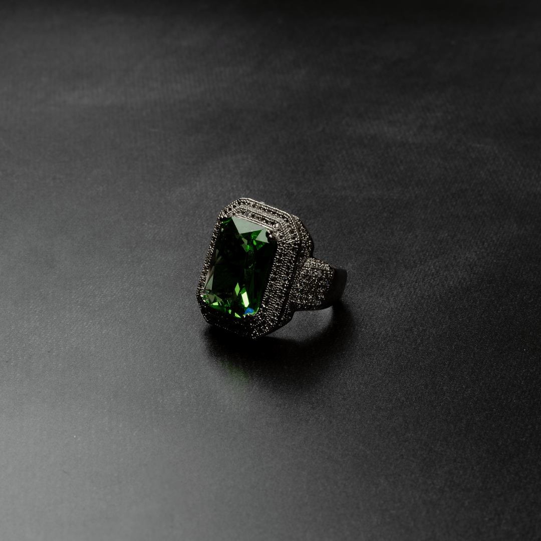 Iced Out Ruby Ring - ICECLIQUE JEWELRY