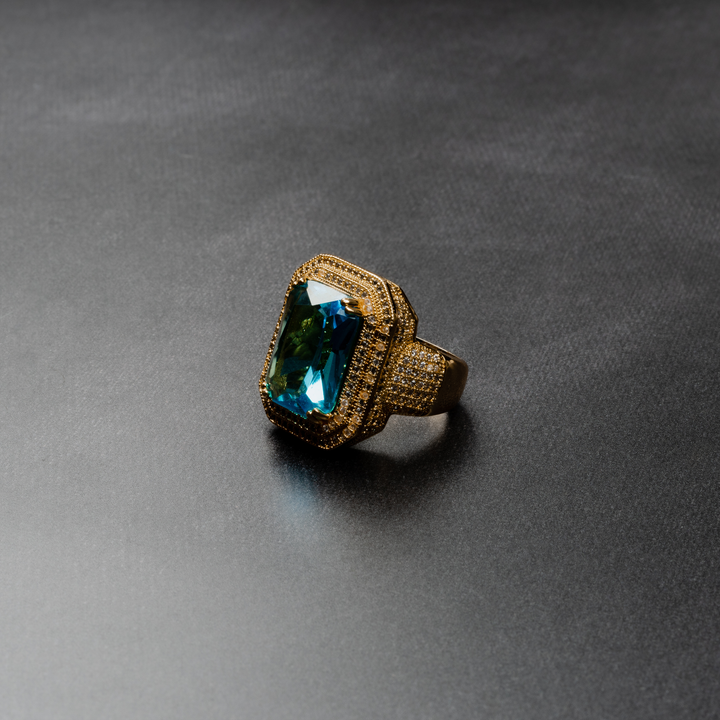 Iced Out Ruby Ring - ICECLIQUE JEWELRY
