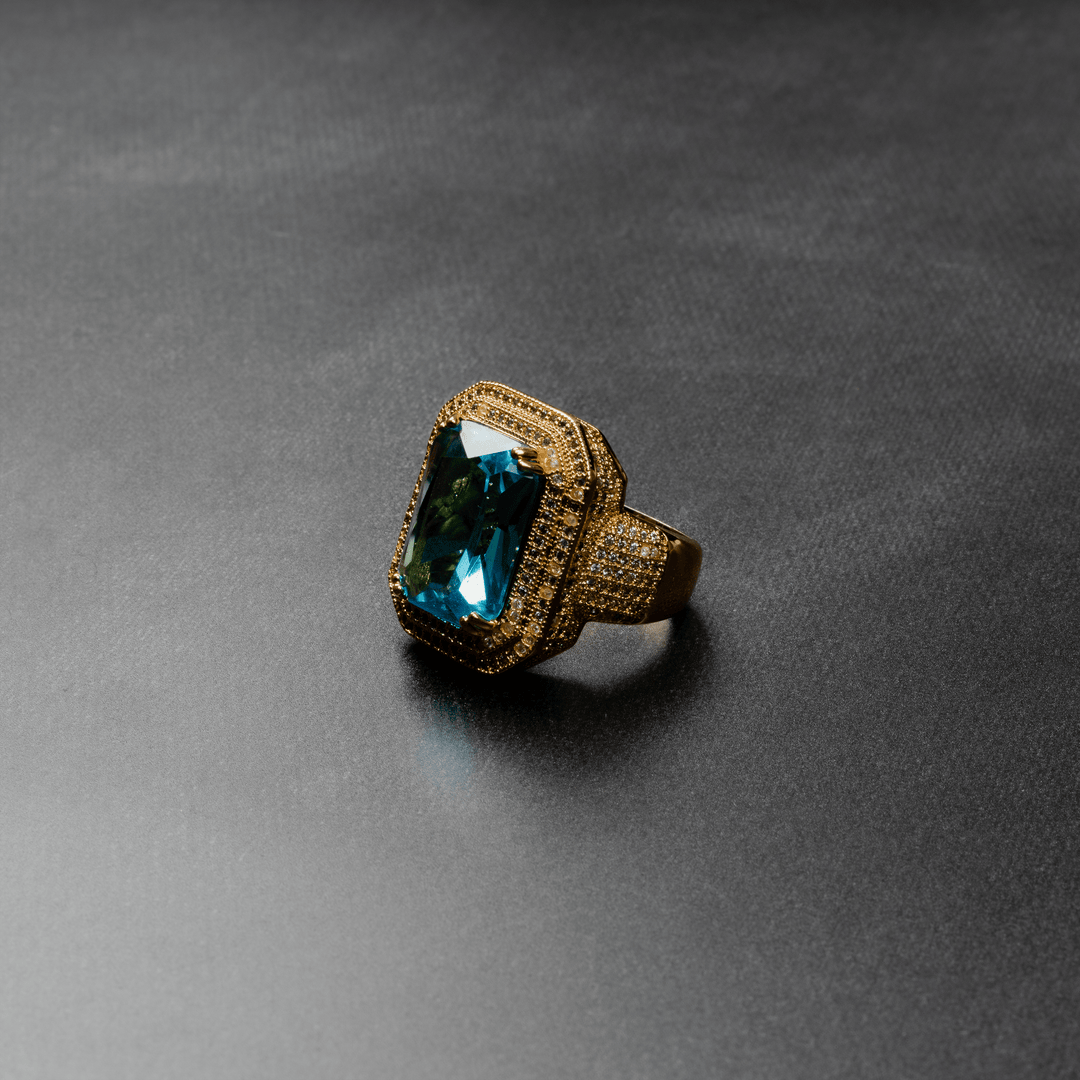 Iced Out Ruby Ring - ICECLIQUE JEWELRY