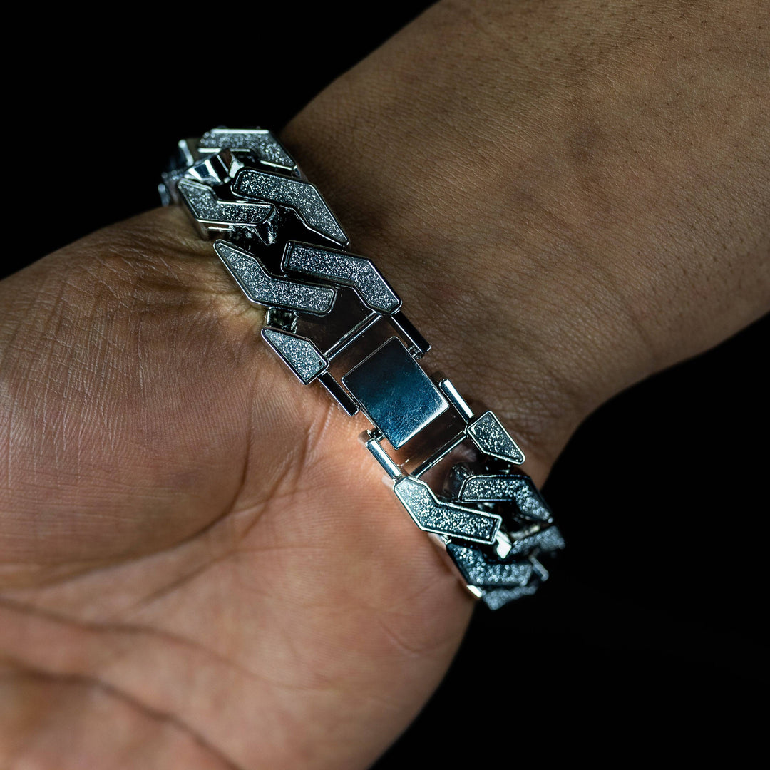 15mm Symmetrical Cuban Bracelet - ICECLIQUE JEWELRY