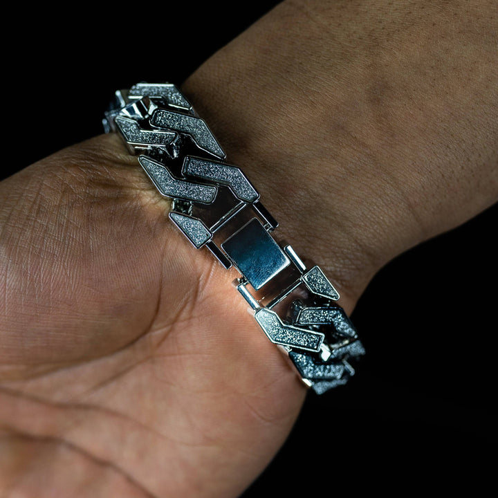 15mm Symmetrical Cuban Bracelet - ICECLIQUE JEWELRY