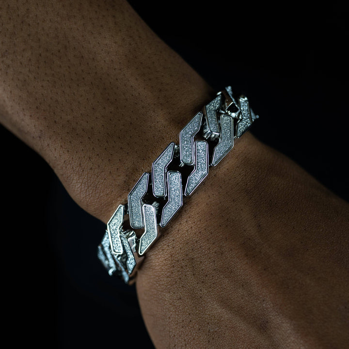 15mm Symmetrical Cuban Bracelet - ICECLIQUE JEWELRY