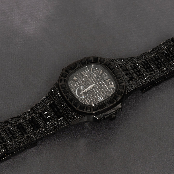 Iced Out Baguette Watch - ICECLIQUE JEWELRY