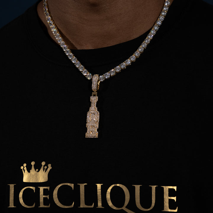 Custom Vertical Letter Pendant