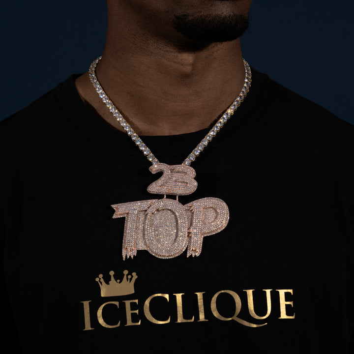 Custom Bail Micro Pave Custom Pendant