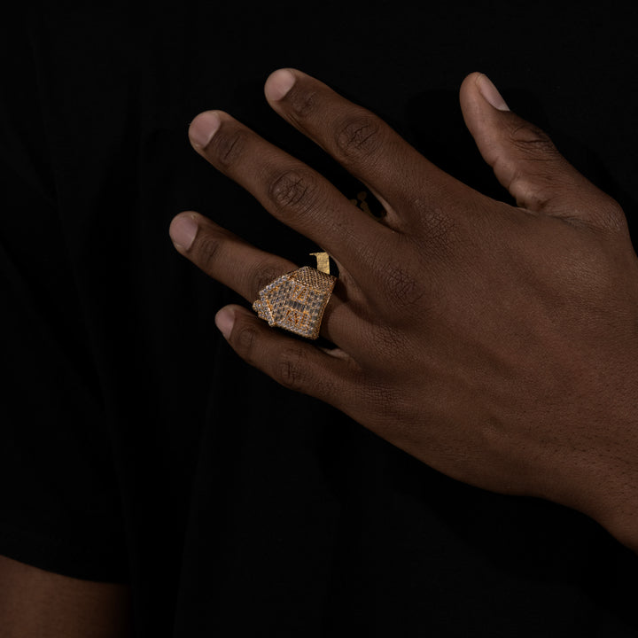 Baguette House Ring - Moissanite & S925