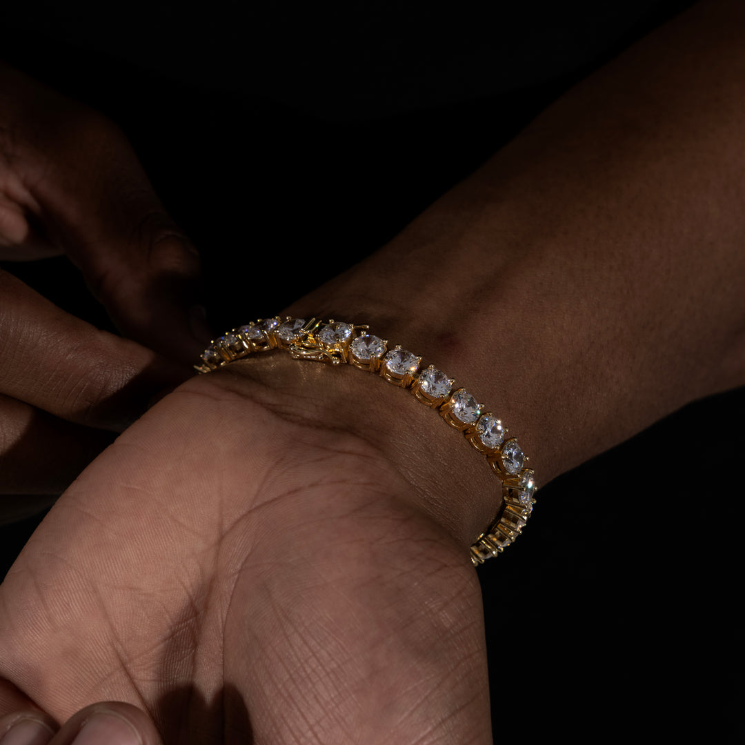 6.5MM Tennis Bracelet - Moissanite & S925