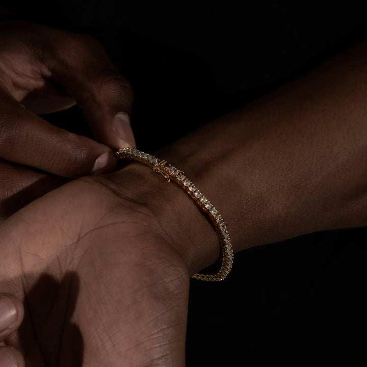 3MM Tennis Bracelet - Moissanite & S925