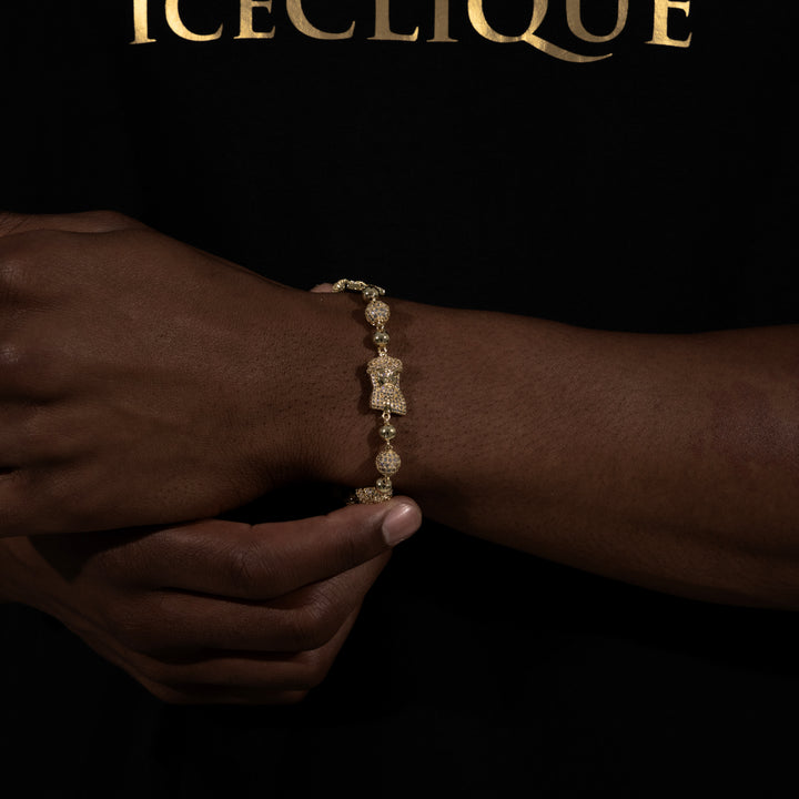 Connected Jesus Bracelet - Moissanite & S925