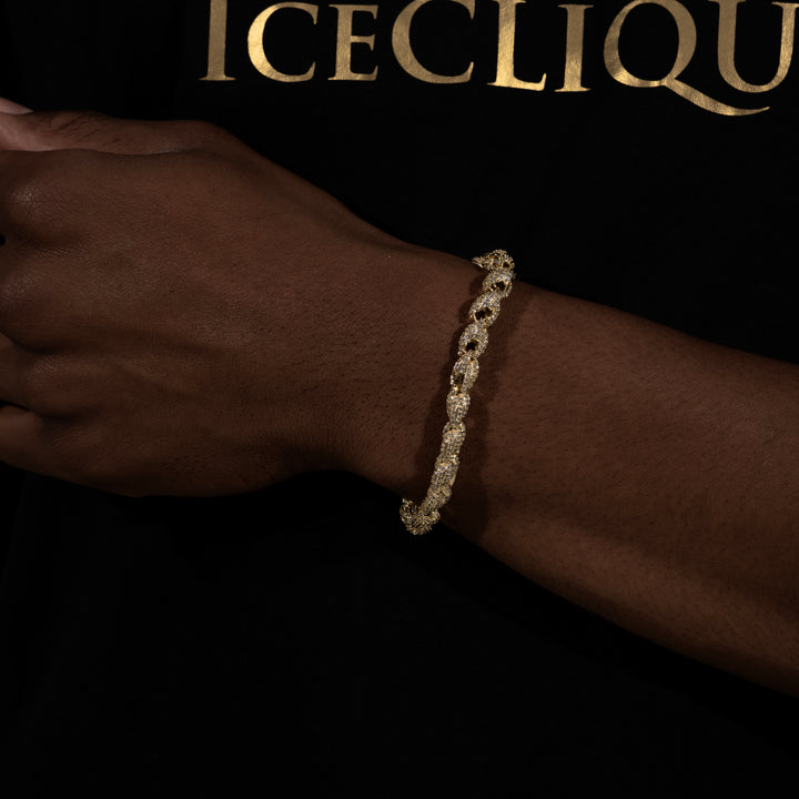 8MM Iced Rope Bracelet - Moissanite & S925