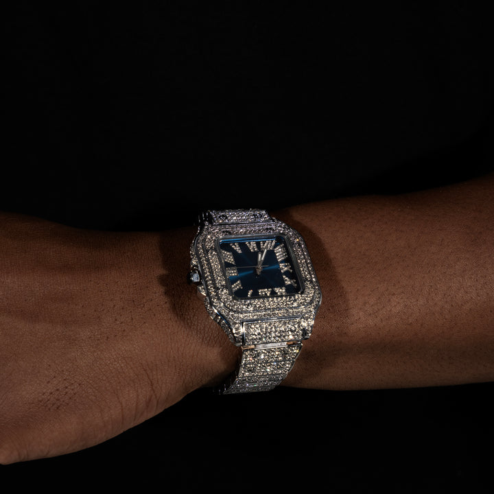 Micro Pave Square Dial Watch