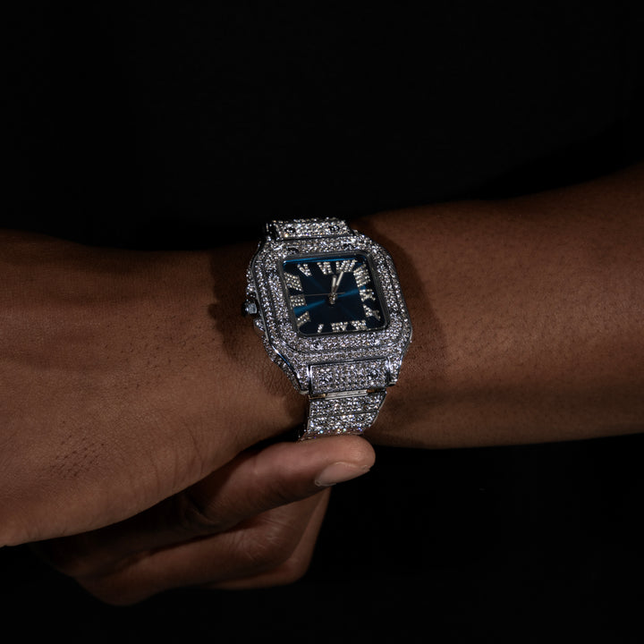 Micro Pave Square Dial Watch