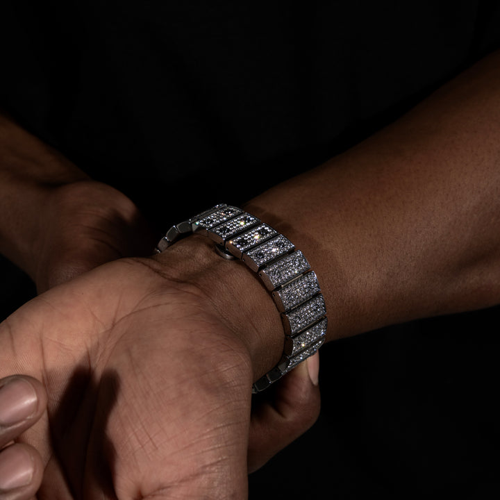 Micro Pave Square Dial Watch
