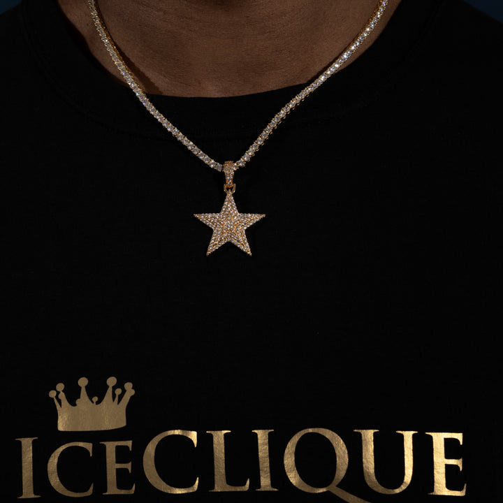 Star Pendant - Moissanite & S925