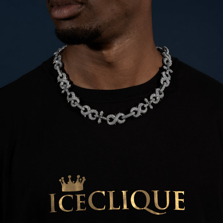18MM Infinity Cross Link Chain