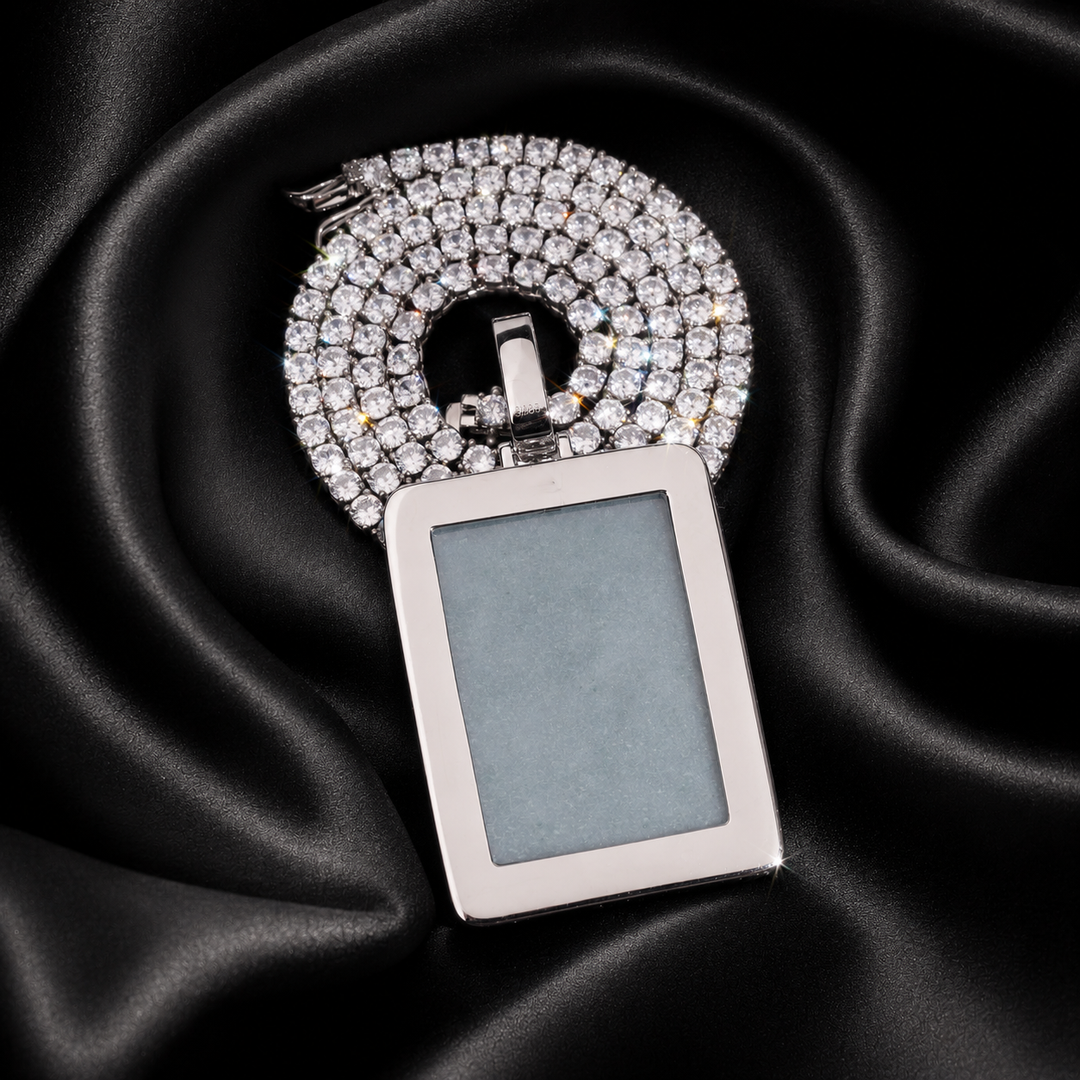 Jade Jesus Pendant - Moissanite & S925 - ICECLIQUE JEWELRY 