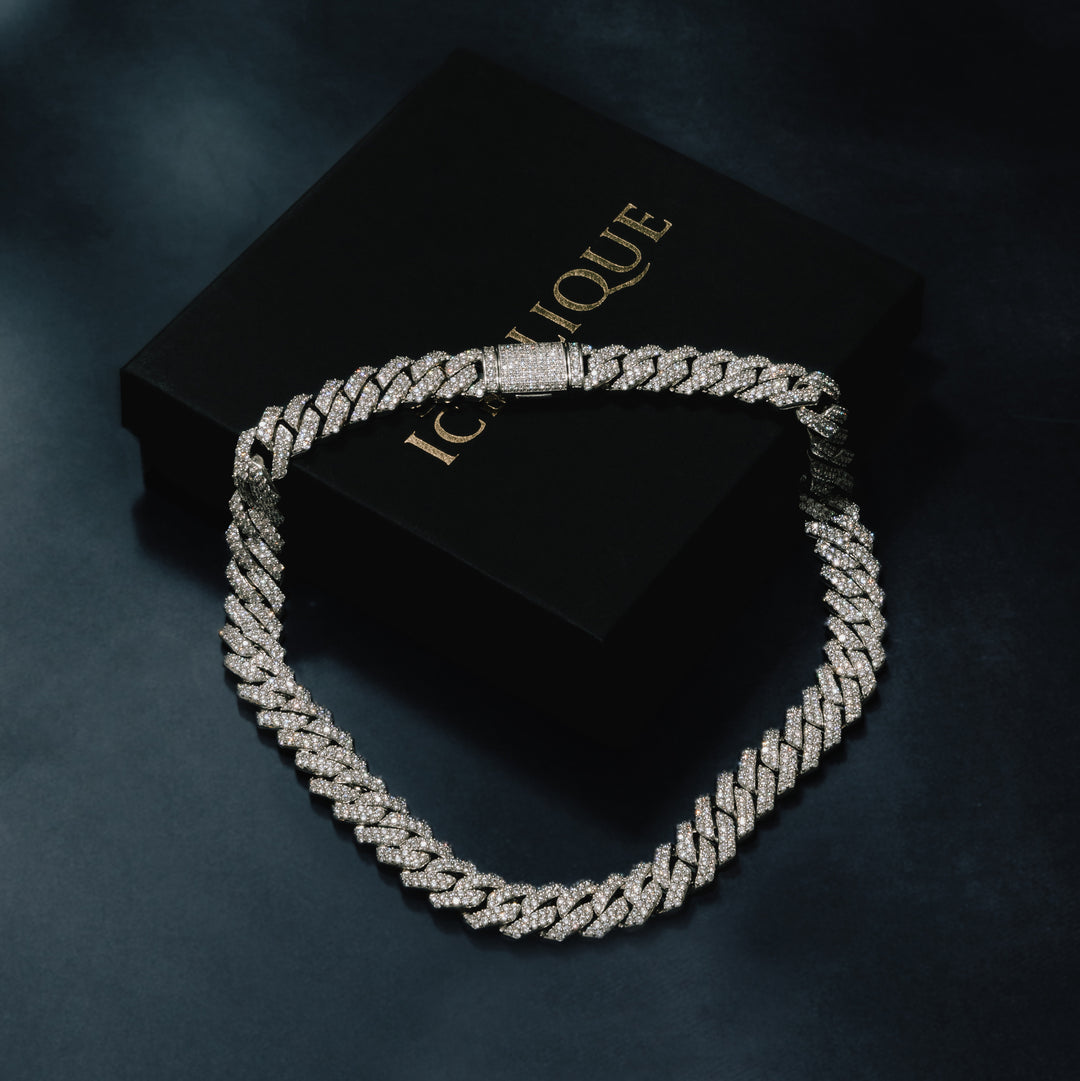 14MM Prong Cuban Chain & Bracelet Bundle
