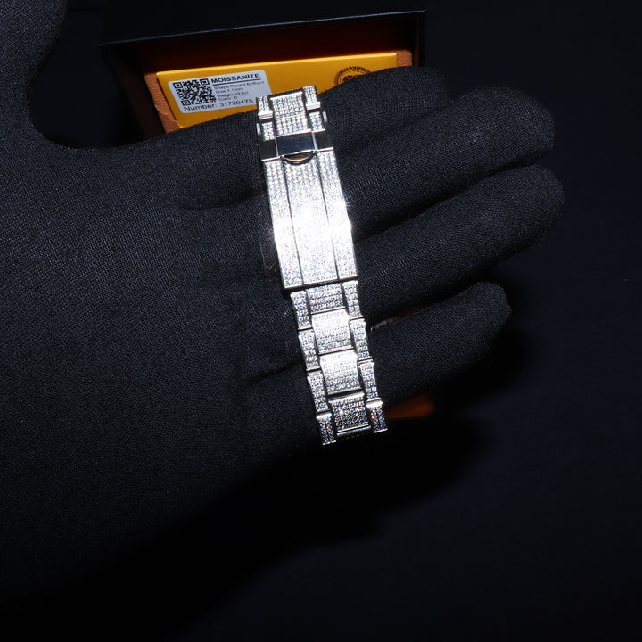 Fully Iced VVS1 Corore Watch - Moissanite - White Gold