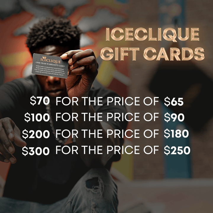 $70 - $300 ICECLIQUE GIFT CARDS