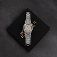 Iced Out Baguette Watch